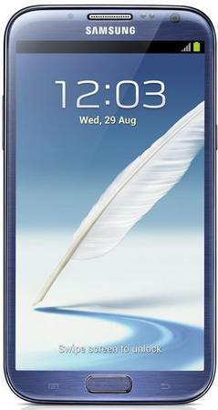 Смартфон Samsung Galaxy Note 2 GT-N7100 Blue - Новодвинск